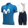 Tenue Maillot + Cuissard à Bretelles 2021 Movistar Team N001